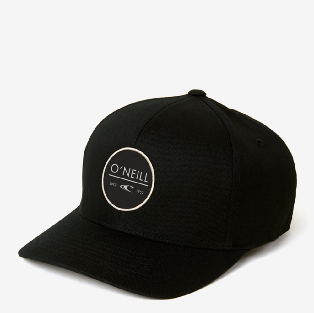 O'NEILL Men's Executive Black Logo Fitted Hat~L/XL - Picture 3 of 5